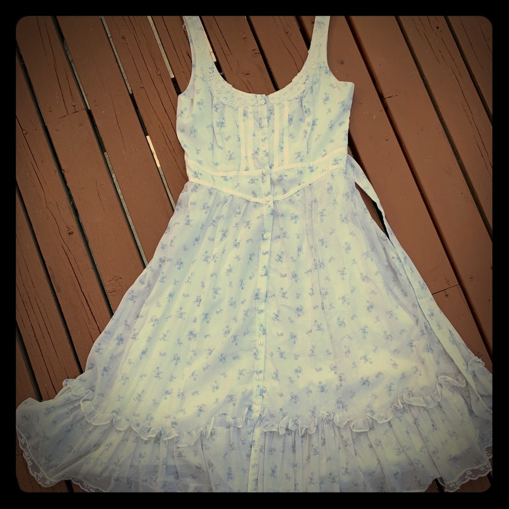 Gorgeous vintage 70s Gunne Sax Dress size 9